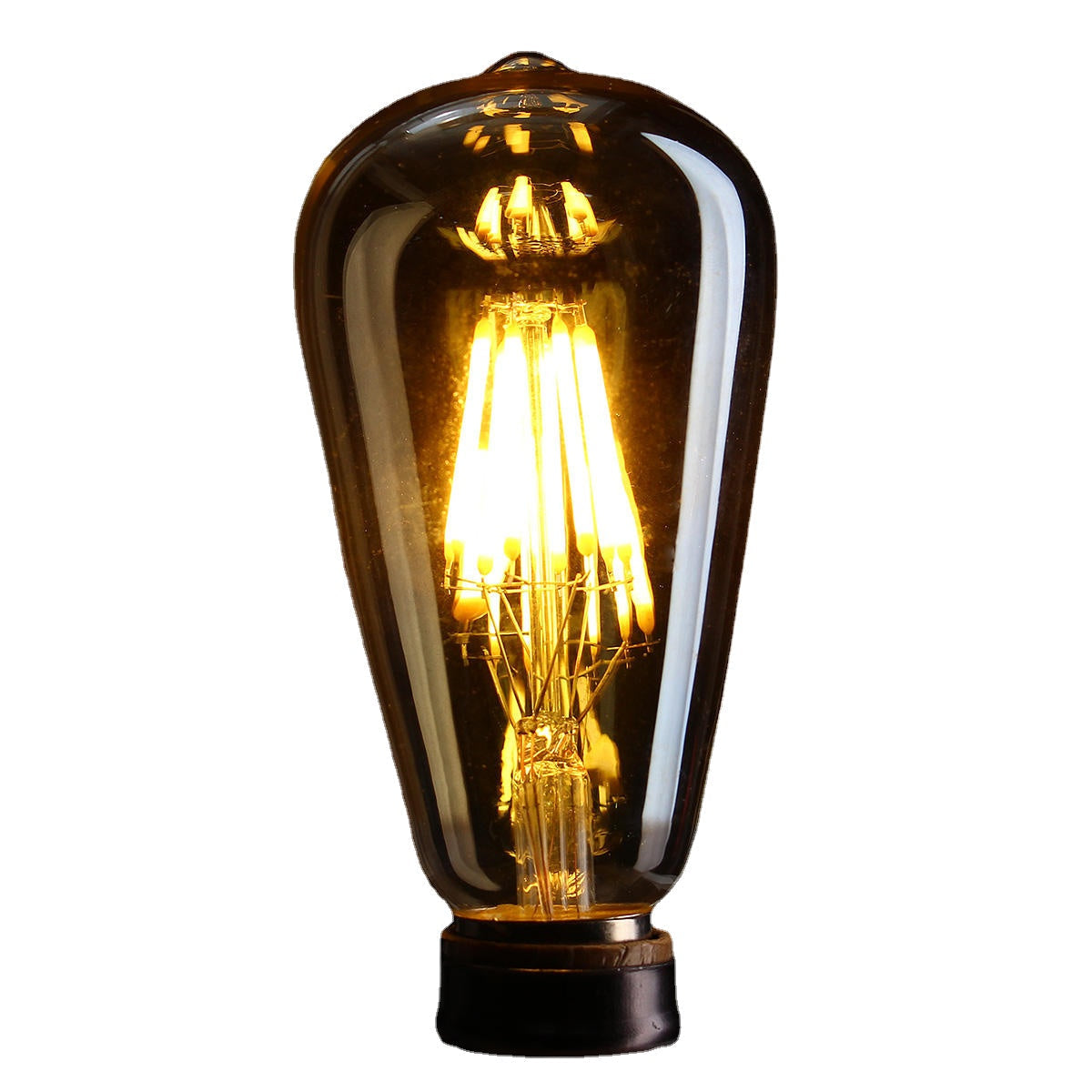 8W Golden Cover Dimmable Retro Vintage Filament LED Bulb Light Lamp AC110/220V