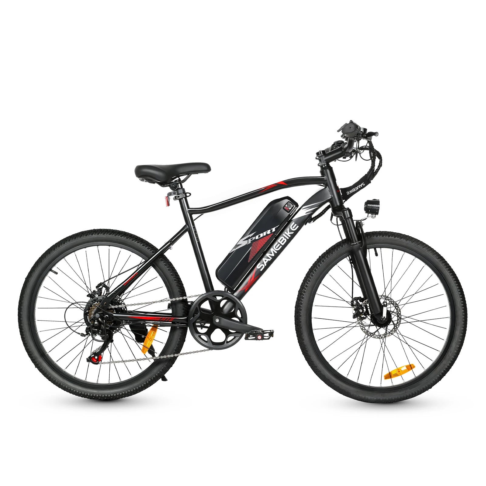 Electric Bicycle 36V 13Ah 350W Motor ecommended Top Speed 25KM/H 24 Inch Tires 90km Max Range 150kg Max Load 7 Speed Shiman0 Gear System