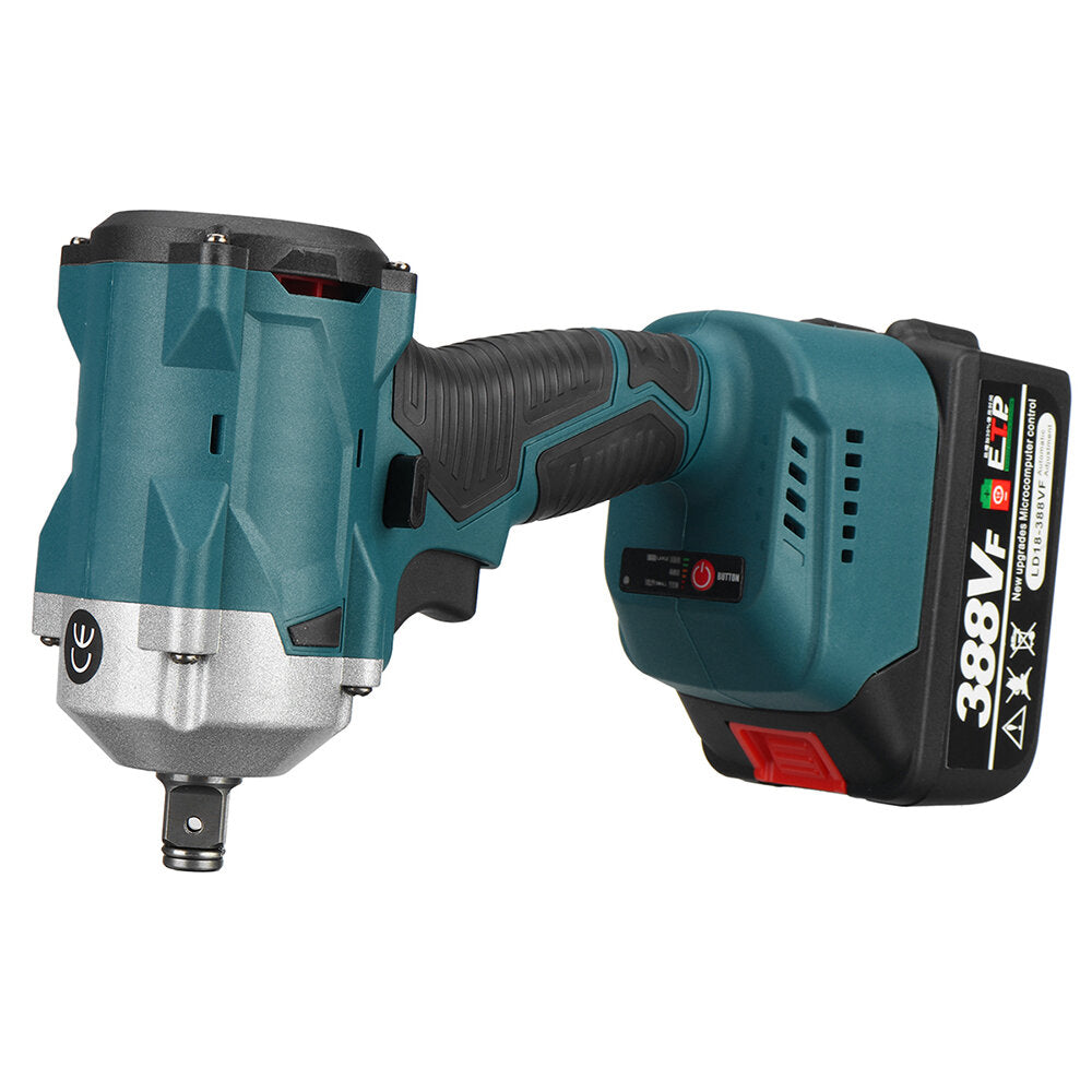 420N.m Brushless Electric Impact Wrench With One/Two Battery Home Improvement Power Tools