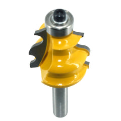 8mm 1/2 Inch Shank Oblique Arc Curve Line Router Bit Architectural Molding Woodworking Milling Cutter Carving Knife