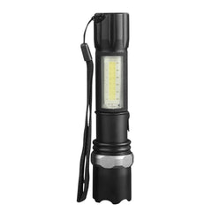 1000Lumens 3Modes Front & Side Lights Red & Blue & White Lights LED Flashlight
