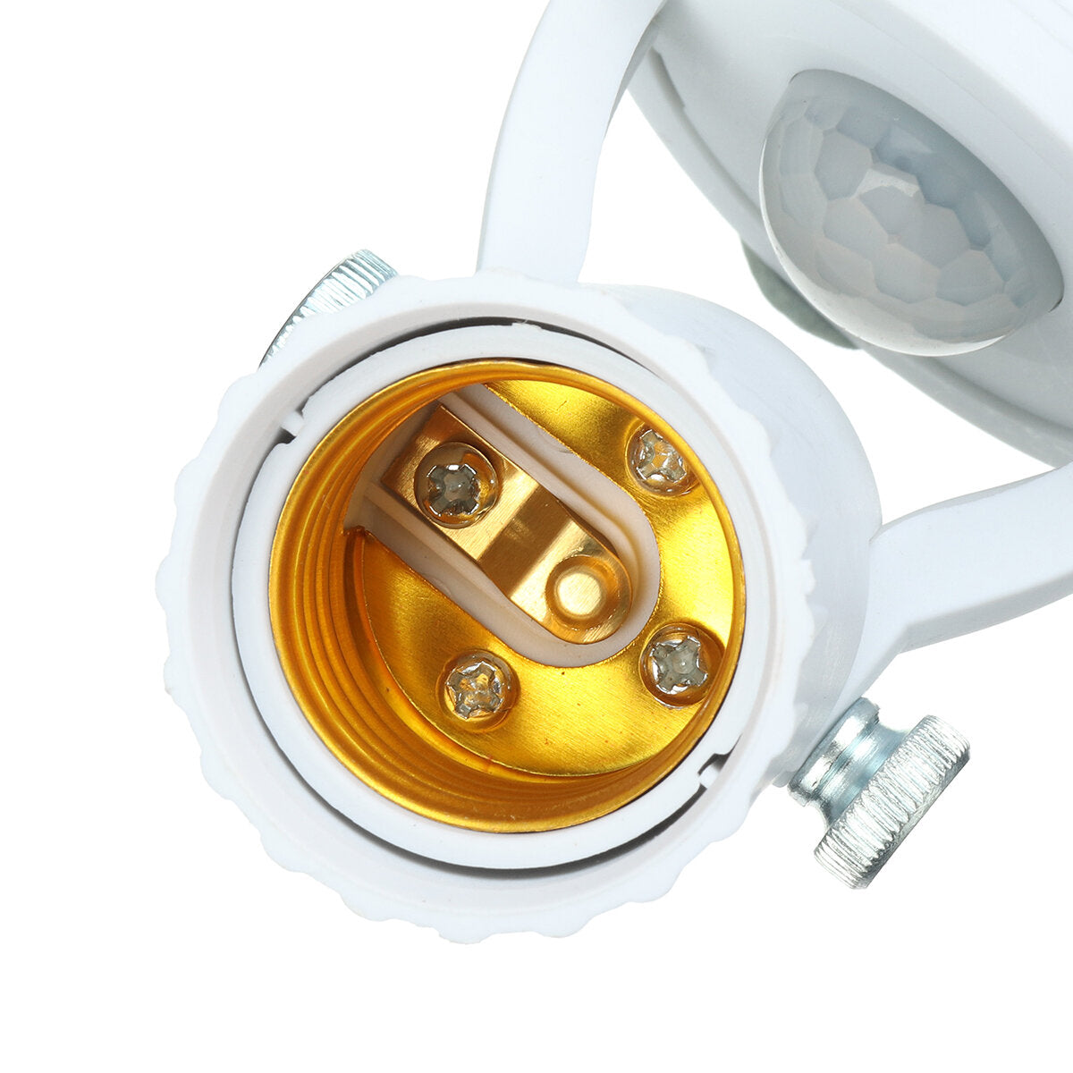 110-240V Infrared Motion Light Sensor Intelligent Bulb Lamp Base Switch E26/E27