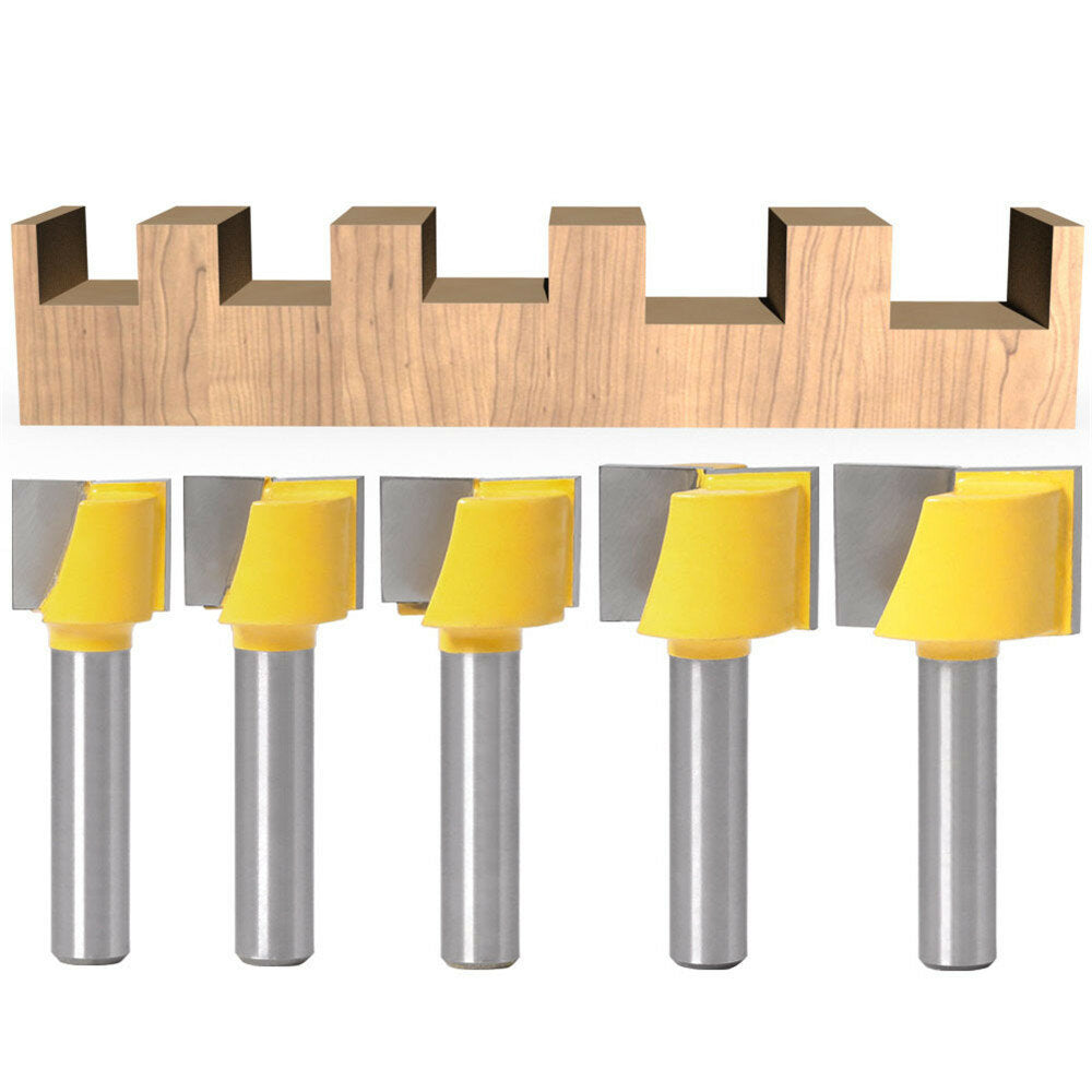 16-25mm Router Bit 8mm Shank Surface Planing Bottom Cleaning Wood Milling Router Bit for CNC