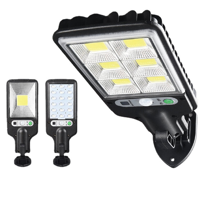 Solar Outdoor LED Garden Wall Light Human Body Induction Garden Terrace Garage Door Waterproof Safety Street Light