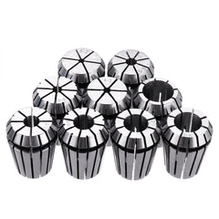 9Pcs ER25 Spring Collet Set with MT Collet Chuck Holder for CNC Milling Lathe Tool
