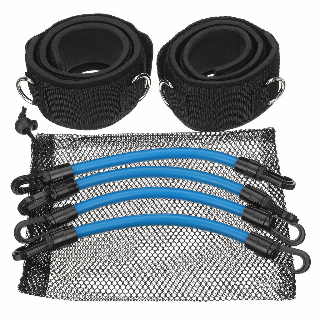 15/20/25/30/80/90/100lb Multi-function Leg Resistance Bands Home Fitness Strength Training Pilates Flexbands