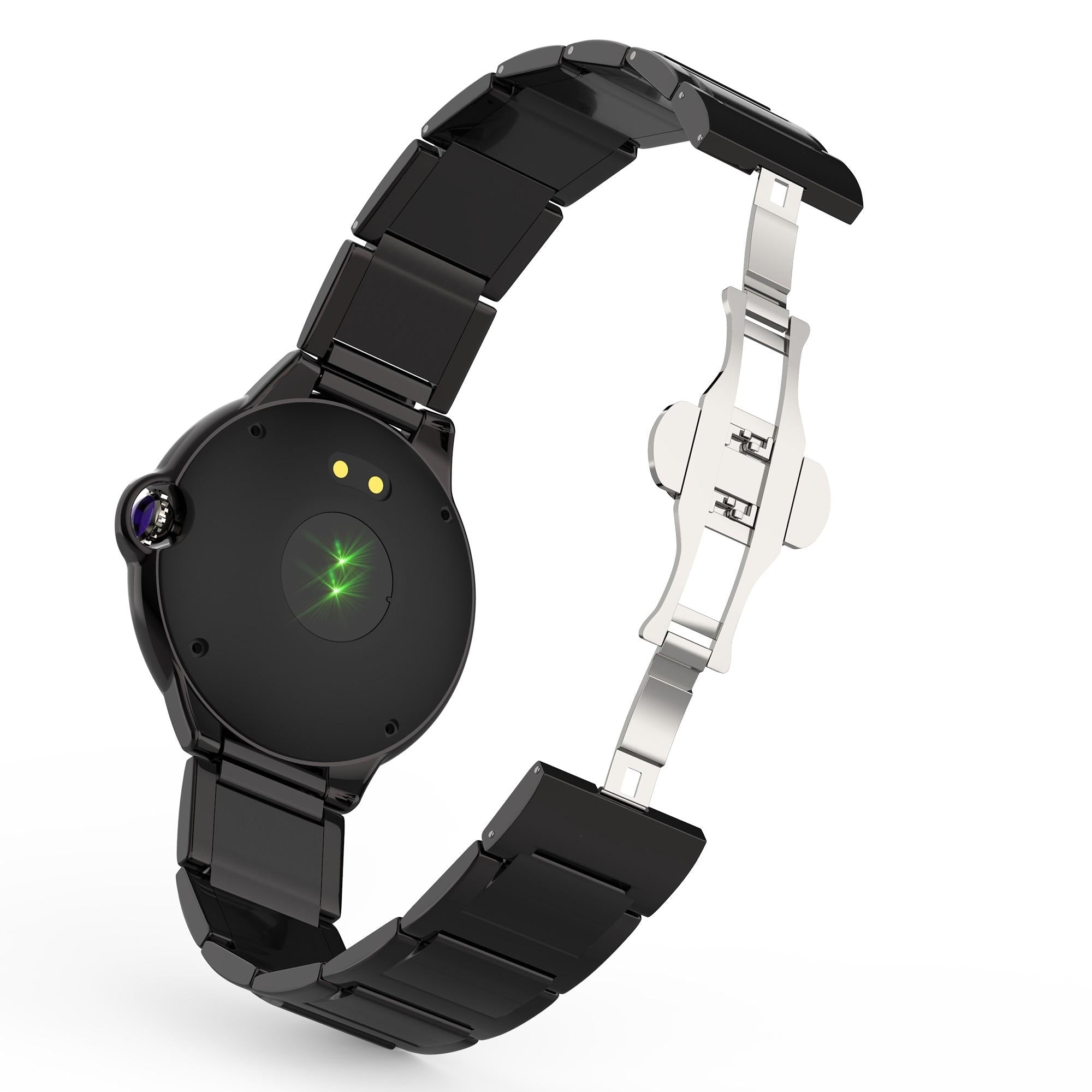 Sapphire Glass Screen Ultra-thin Body Heart Rate Sleep WhatsApp Reminder 45Days Standby Smart Watch