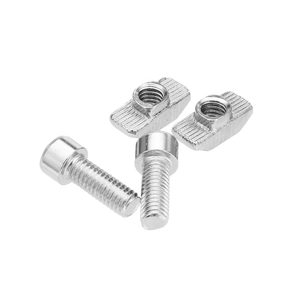 Aluminum Profile Fixed Bracket Foot Connector with Nut and Screw for 4040 Aluminum Profile