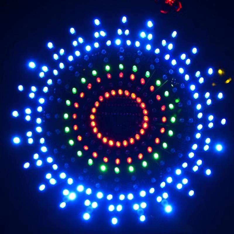Colorful LED Ferris Wheel DIY Kit Electronic Component DIY Welding Production Kit Parts