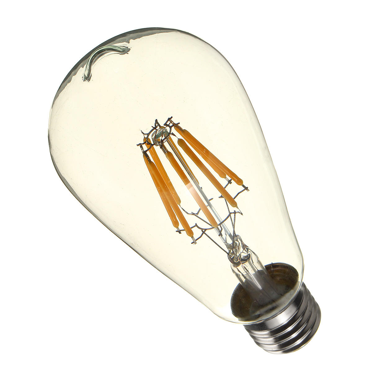 8W Clear Cover Dimmable Retro Vintage Filament LED Bulb Light Lamp AC110/220V