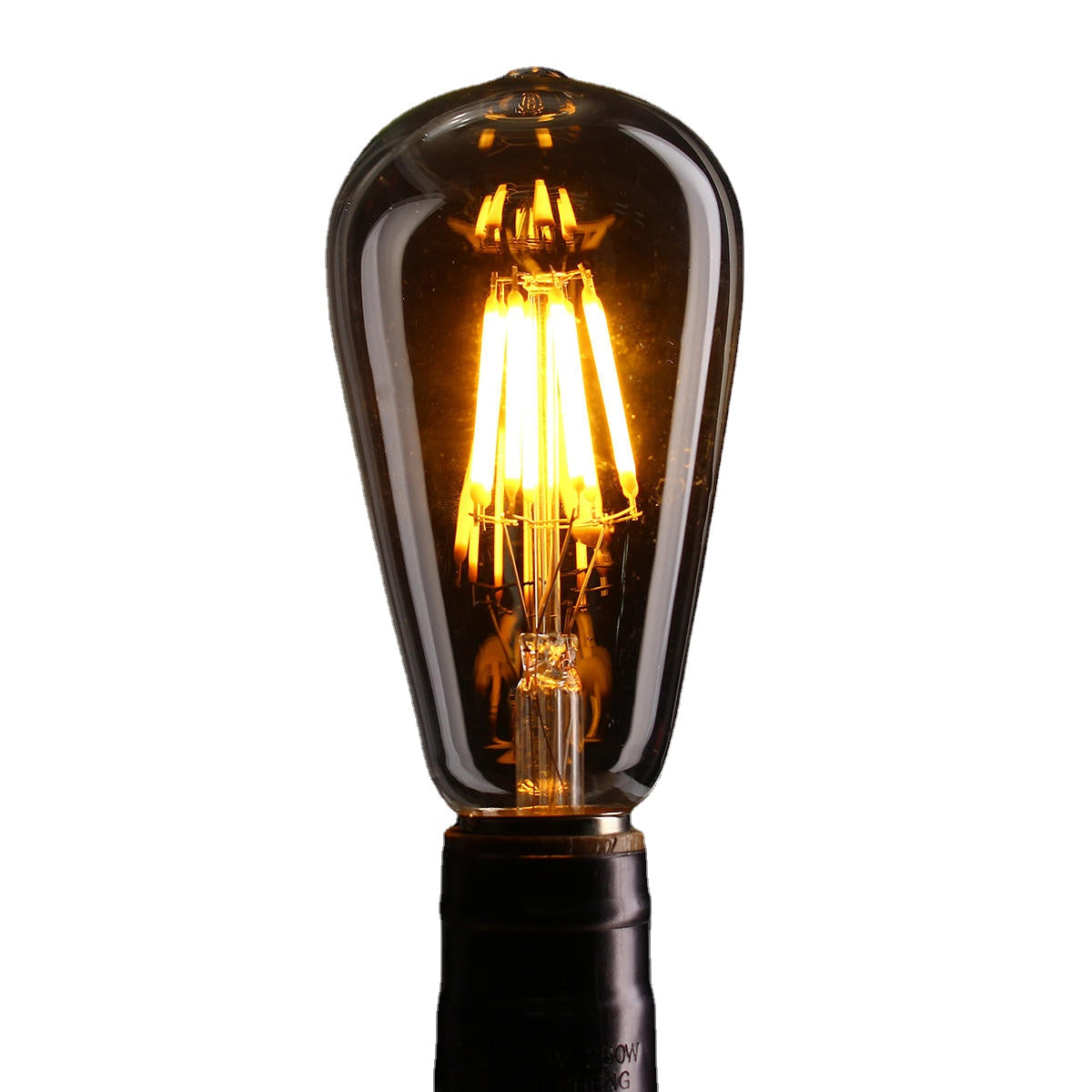 8W Clear Cover Dimmable Retro Vintage Filament LED Bulb Light Lamp AC110/220V