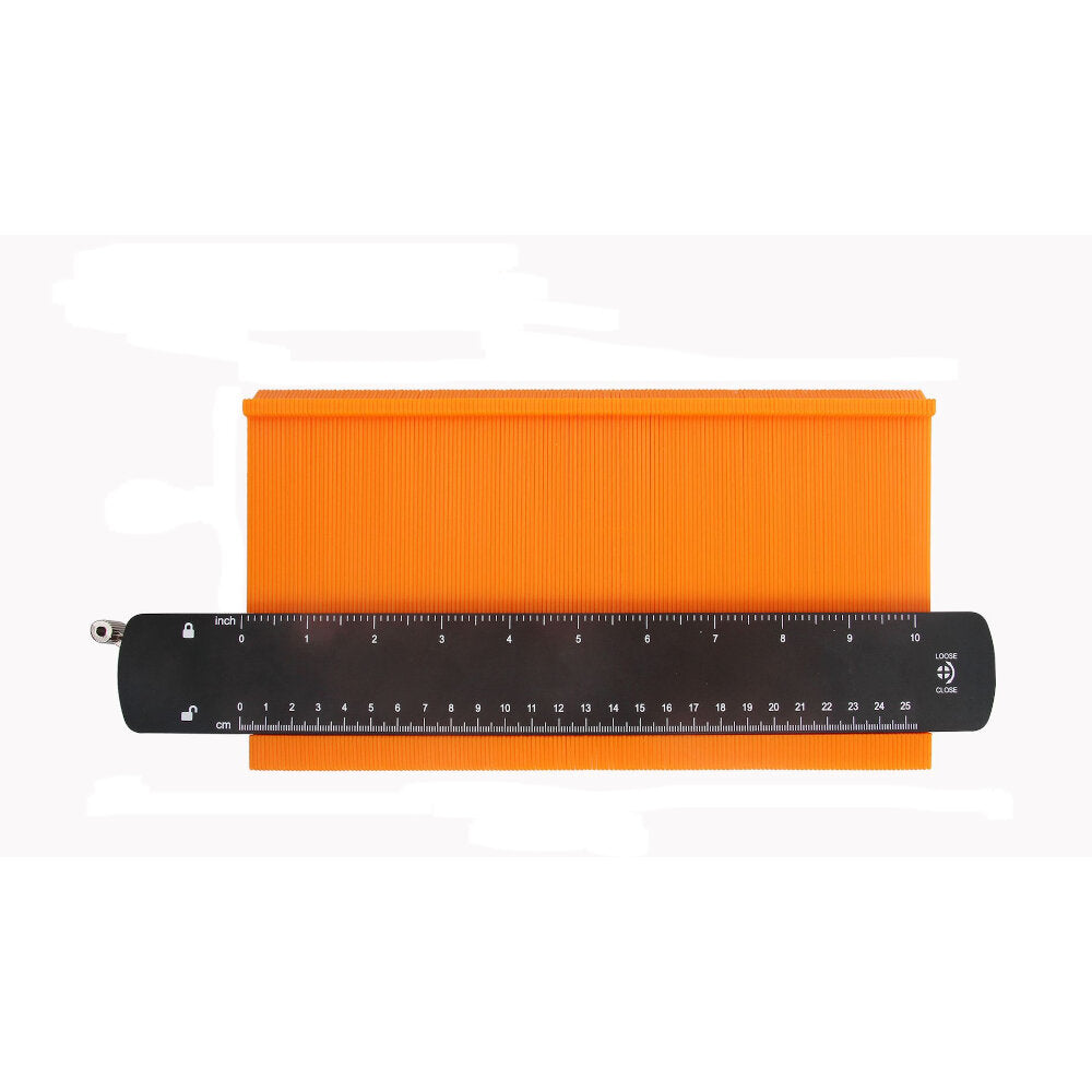 6/10 Inch Widen Contour Gauge Duplicator Profile Tool with Lock Alloy Edge Shaping Wood Measure Ruler