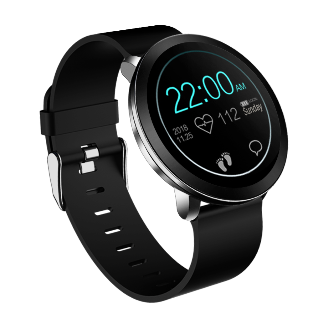 Ultra-thin Explosion-proof Screen IP68 Waterproof Blood Pressure 8 Sports Mode Smart Watch