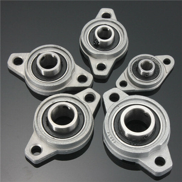 8/10/12/15/17mm Bore Diameter Zinc Alloy Pillow Block Flange Linear Bearing KFL Series CNC