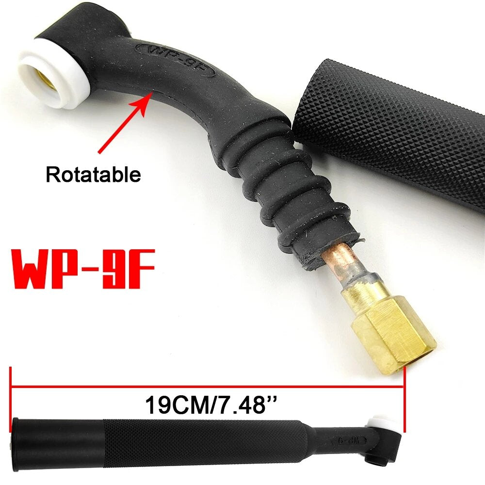 WP9 WP9F WP9V WP9FV WP9P Air Cooled Argon Flexible and Valve Pencil Rotatable TIG WeldingTorch Head