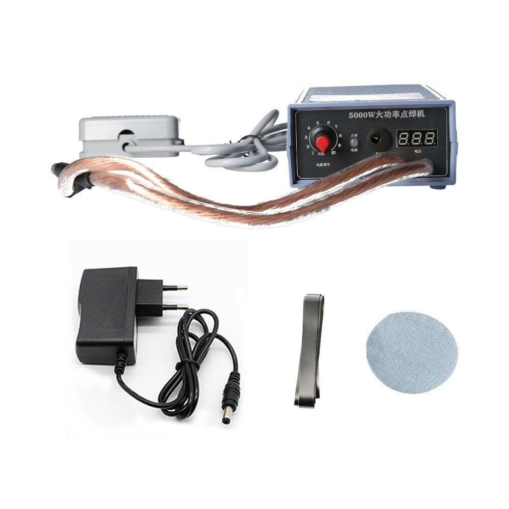 5000W Mini Spot Welder High Power Handheld Spot Welding Machine for 18650 Battery Welding Tools