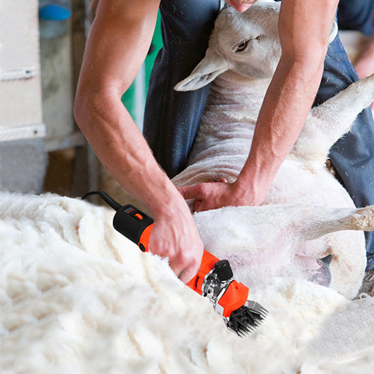 1200W 220V Electric Shearing Clipper Shears Sheep Goat Animal Trimmer Wool Scissors Farm Machine
