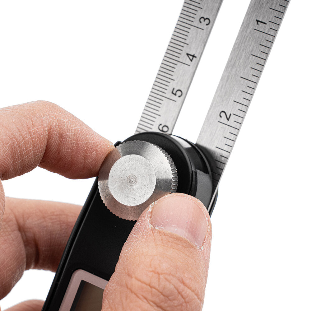Stainless Steel Digital Protractor 360° Angle Finder with LCD Display, Battery Operated, Durable T Bevel Ruler