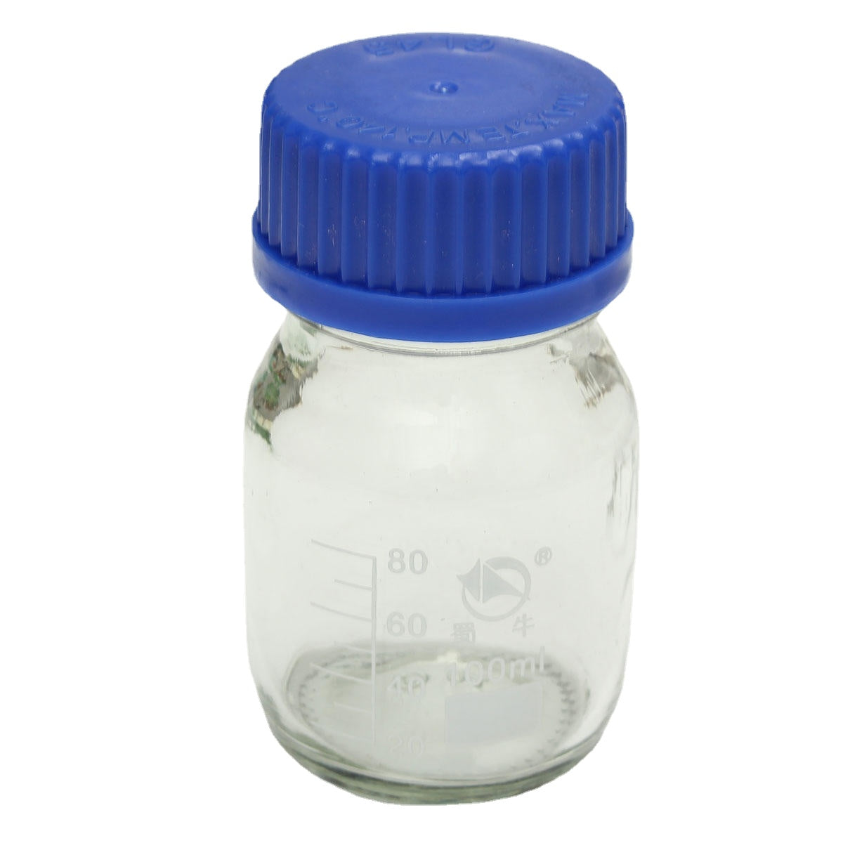 Experiment Glass Reagent Bottles Blue Screw Cap 100ml 250ml 500ml 1000ml