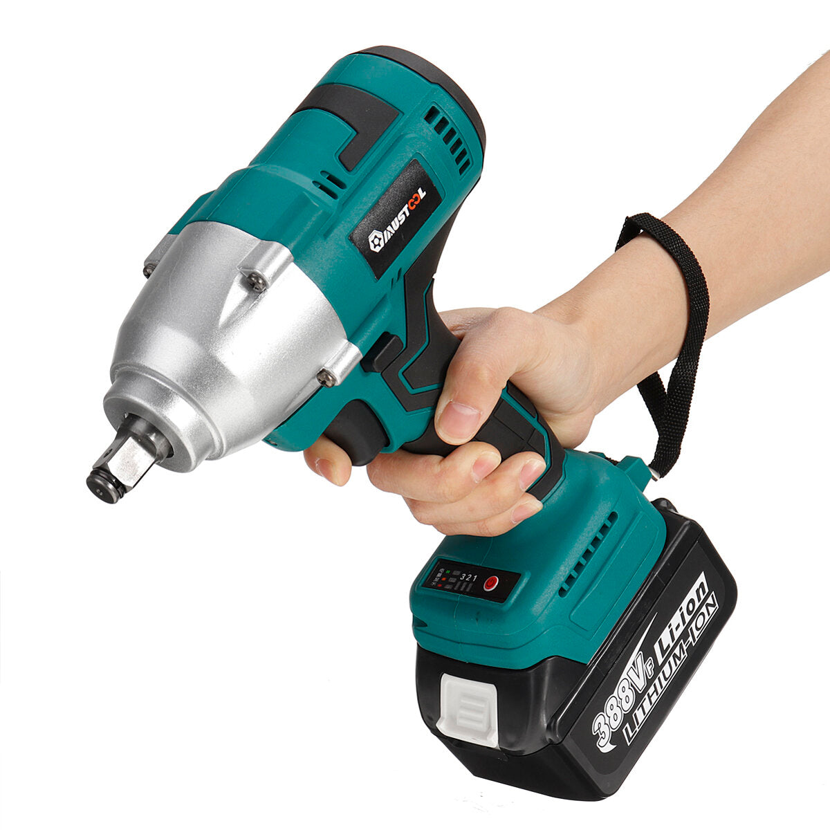 1600N.M Electric Impact Wrench Brushless Rechargeable Car Tires Power Tools