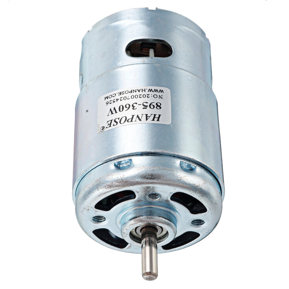 895 Motor DC 12V 24V 200/360W DC Motor Large Torque High Power DC Motor Double Ball Bearing Spindle Motor