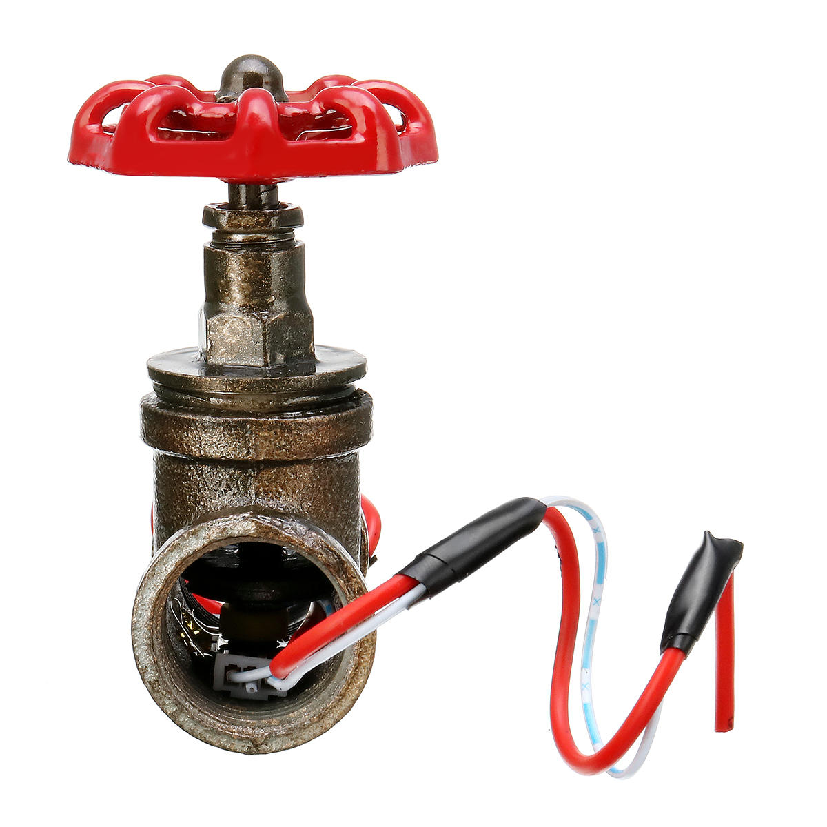 Vintage Steampunk 3/4" Stop Valve Light Switch With Wire For Water Pipe Lamps