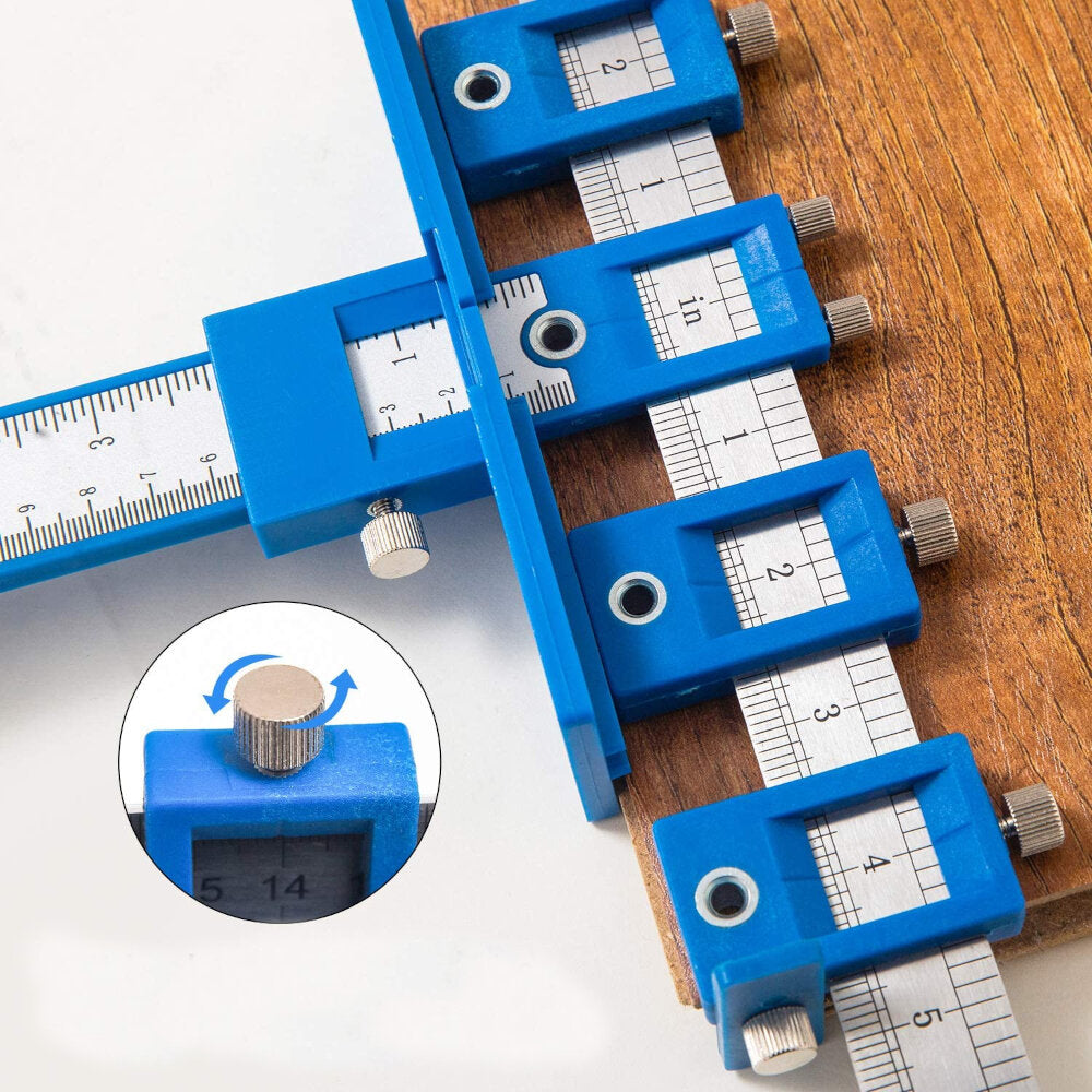 Sleeve Cabinet Hardware Jig Locator Detachable Hole Punch Jig Tool Center Drill Bit Guide Set