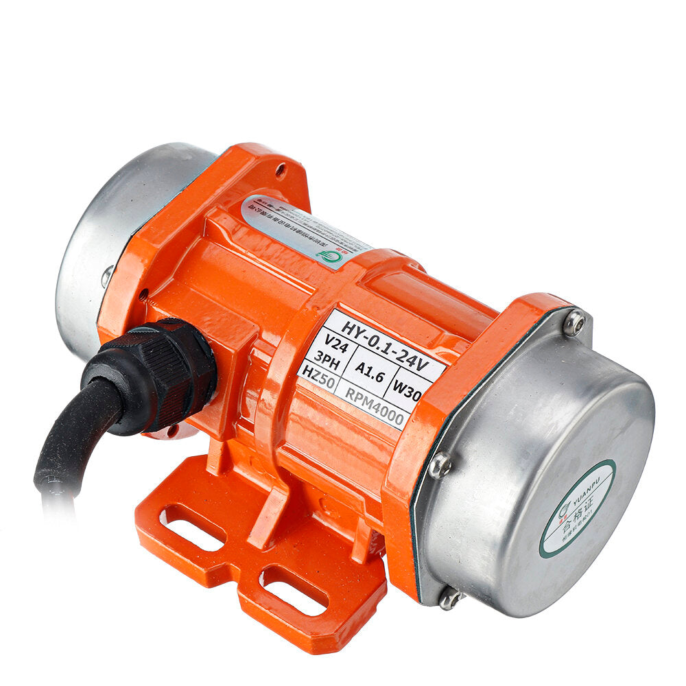DC 12/24V 15W-50W Concrete Vibrator Vibration Motor Single Phase Aluminum/Motor Speed Controller