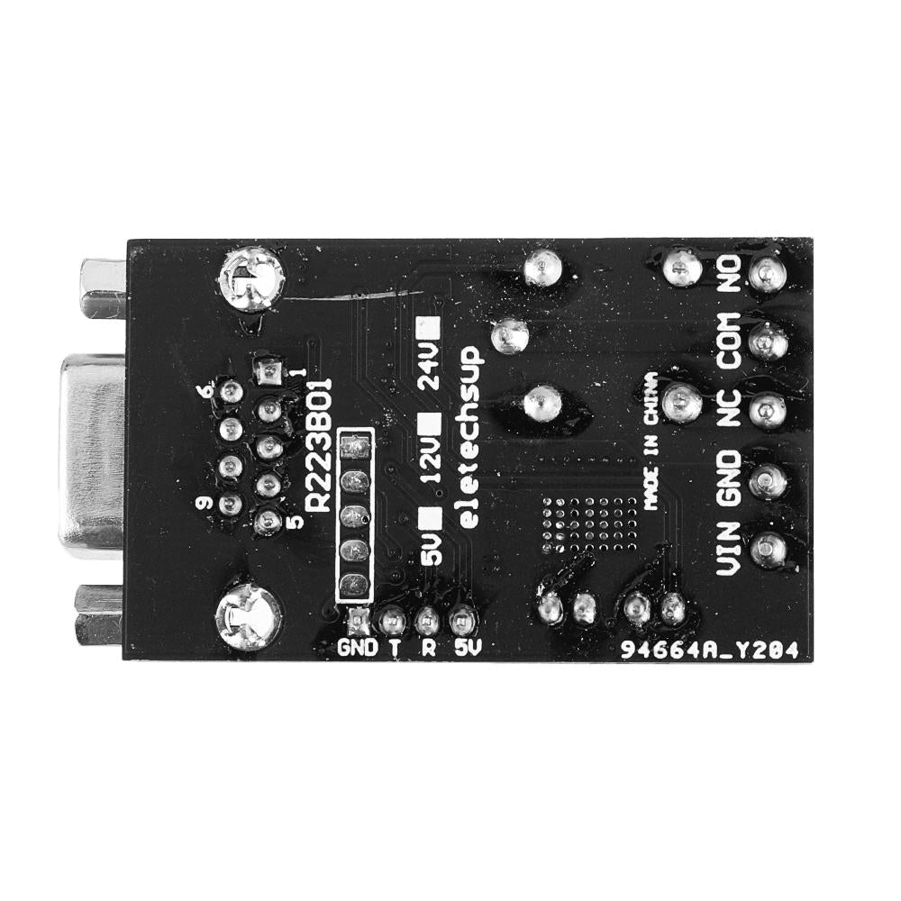 DC 12V RS232 Serial Port Delay Relay Switch Module PC COM DB9 ARM MCU UART Remote Control Board