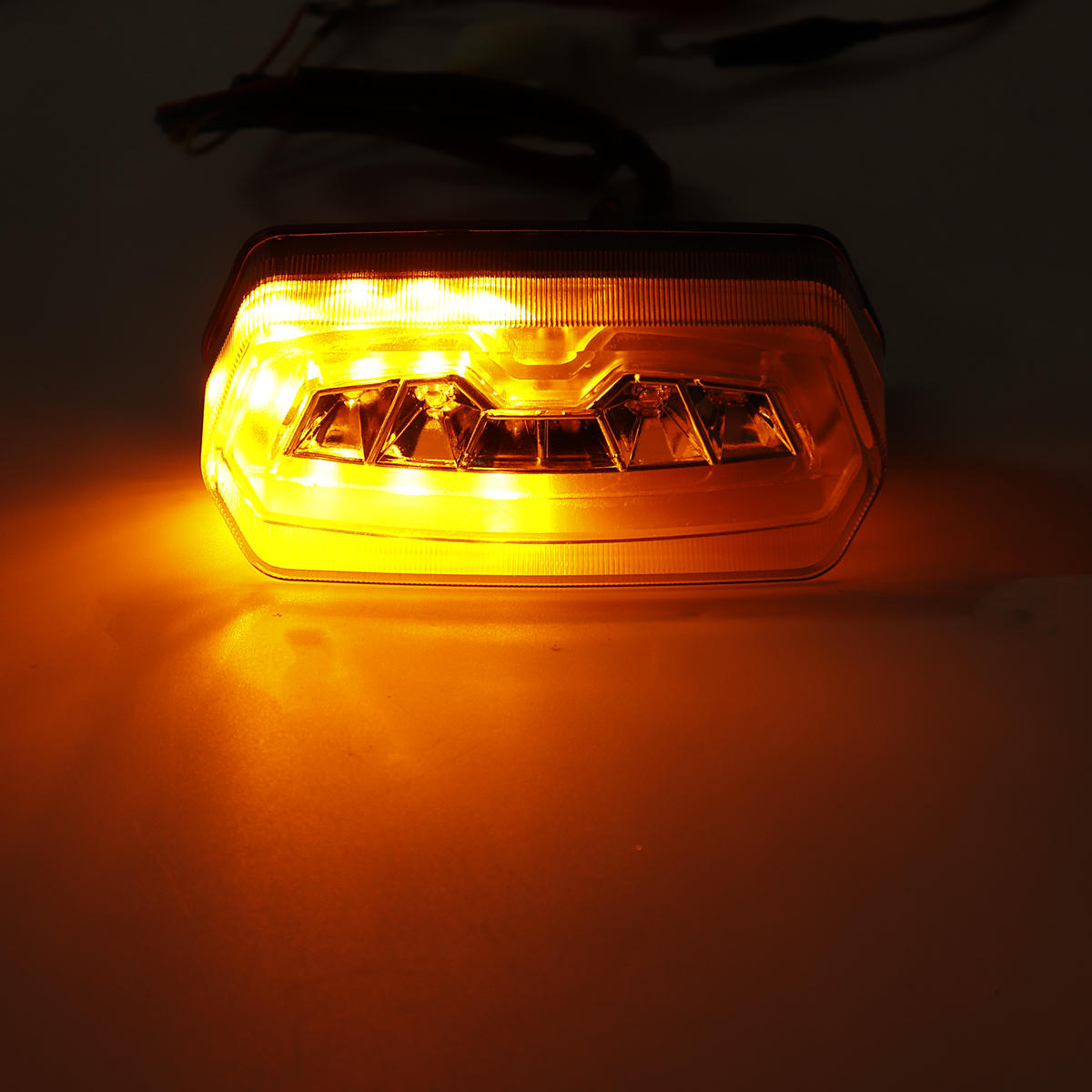 12V Motorcycle LED Brake Rear Tail Turn Signal License Integrated Light