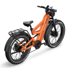 Electric Bike 48V 30AH Battery 2400W(Peak 4000W) Motor Recommended Top Speed 25KM/H 26 Inch Tire Electric Bicycle 190 KM Mileage Range Max Load 180KG