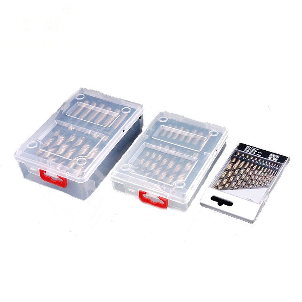 M35 Fully Ground Cobalt-containing Straight Shank Twist Drill Set Stainless Steel Drill Bit High Speed Steel Metal Steel Plate Twist Drill Bit