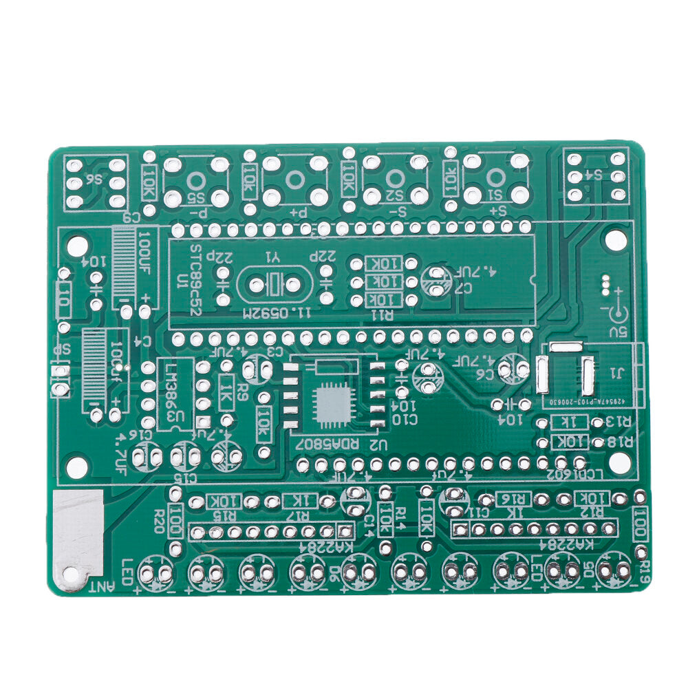 DIY Radio Electronic Kit Parts 51 Single-chip FM Digital Sound Machine