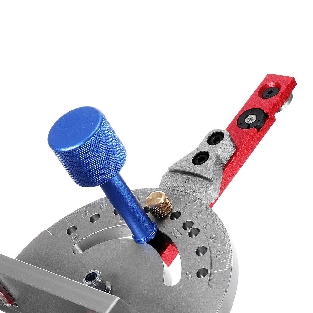 Aluminum Alloy Miter Gauge for Table Saws - Options: Gauge Only, 600mm Fence & Stop, 800mm Fence & Stop