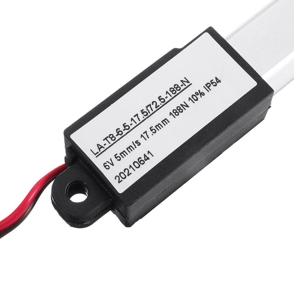 DC 6/12V 10mm Stroke Mini Electric Linear Actuator Motor Telescopic Rod Lifter