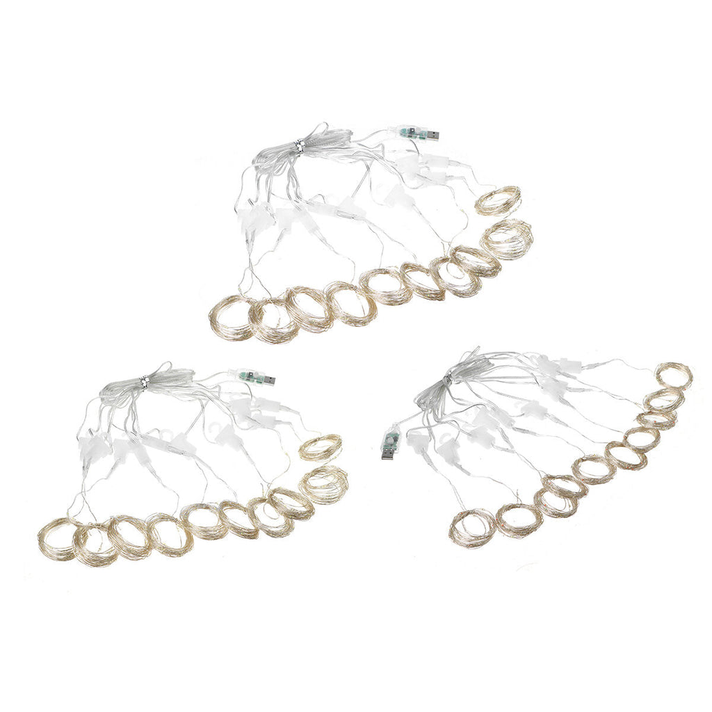 LED Window Curtain Lights USB Waterproof Fairy String Lights Decorative Christmas Twinkle Lights