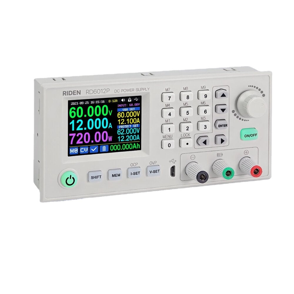 RD6012P RD6012PW USB WiFi 5 Digit DC to DC Voltage Step down Power Supply Adjustable Buck Converter Voltmeter 60V 12A
