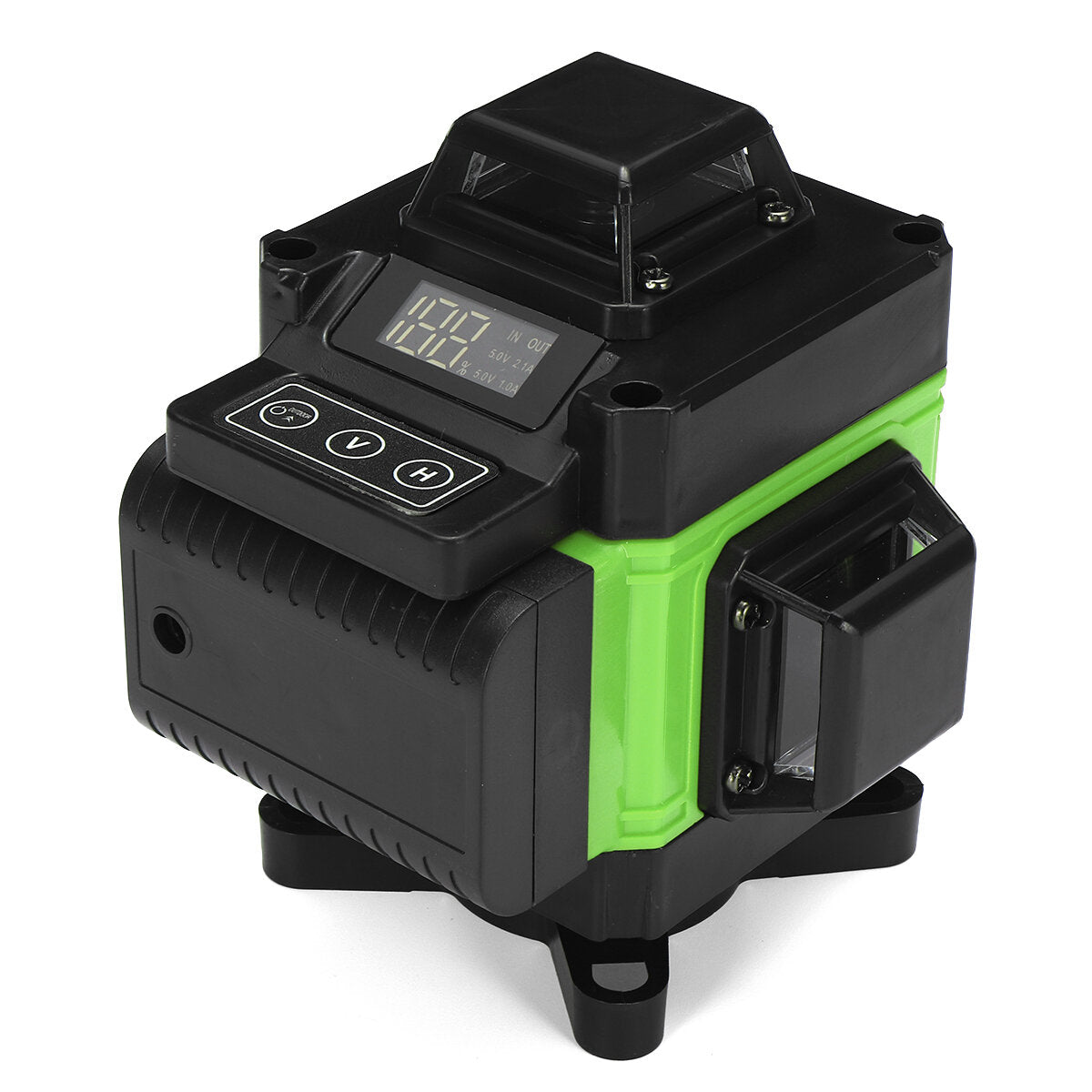 LED Display 3D 360 16 Line Green Light Laser Level Cross Self Leveling Measure Tool