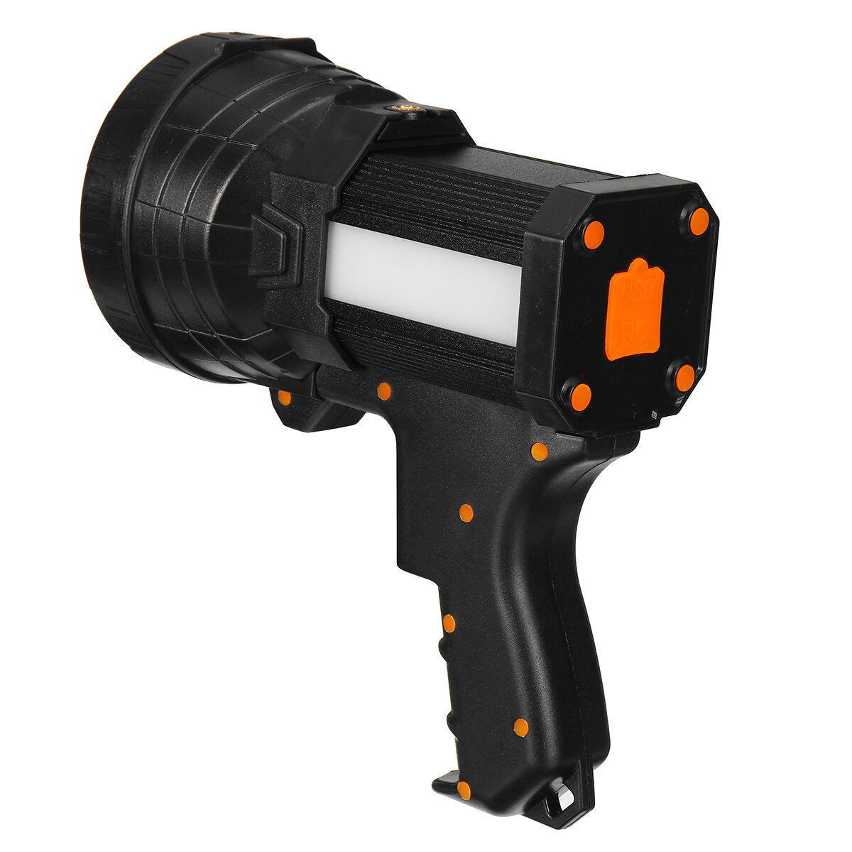 Strong LED Spotlight with Tripod USB Rechargeable Powerful Searchlight Portable Handle Flashlight For Camping Hunting Fishing