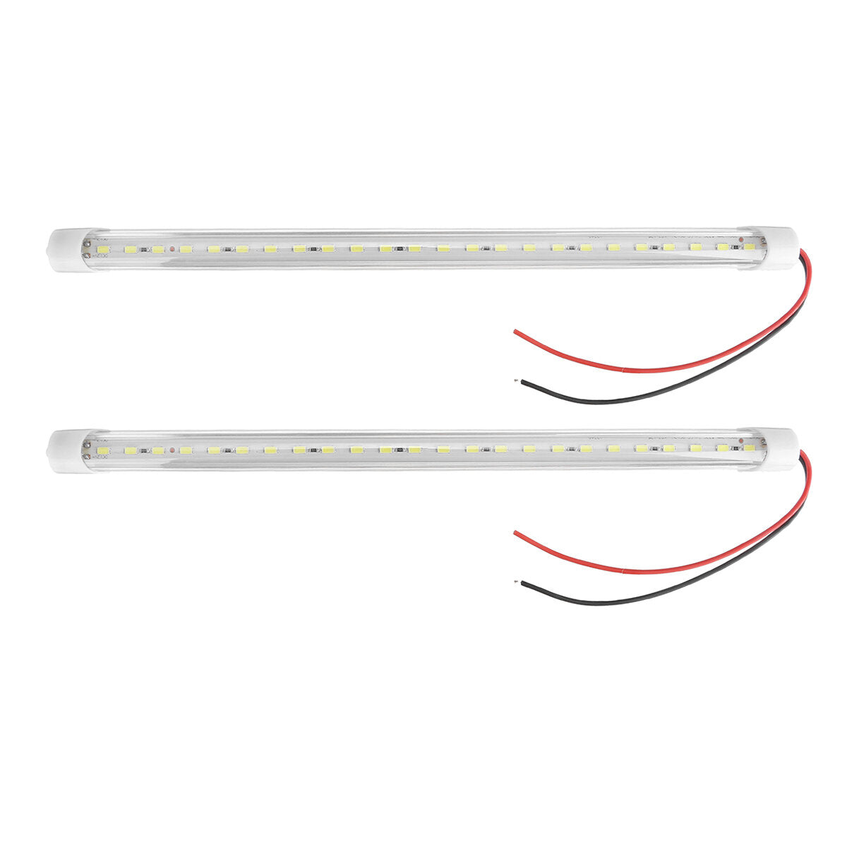12V/24V 30cm 24LED 5W Car Interior Light Strip Bar Van Bus Caravan Truck ON/OFF Switch