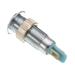 24V 8mm Metal LED Dash Panel Warning Indicator Pilot Light Waterproof Universal For Car Motorcycle Yacht Boat