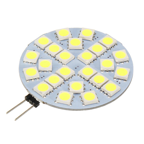 3W Dimmable SMD5050 24LEDs Warm White Pure White Ligth Bulb DC12V