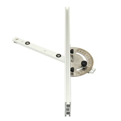 Aluminum Alloy & Stainless Steel Miter Gauge, 300mm, High Efficiency for Straight & Oblique Cutting, Precise Scale Angle