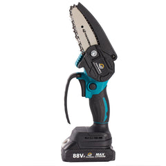 4 Inch 88VF Cordless Electric Chain Saw One-Hand Saw Woodworking Tool