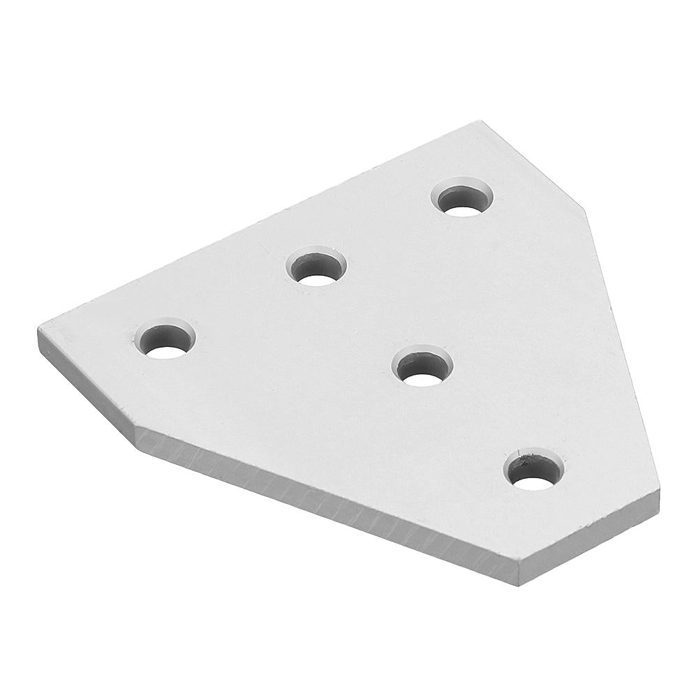 Aluminum 5 Holes T Shape Join Plate Corner Bracket for 2020 V-slot Aluminum Profile