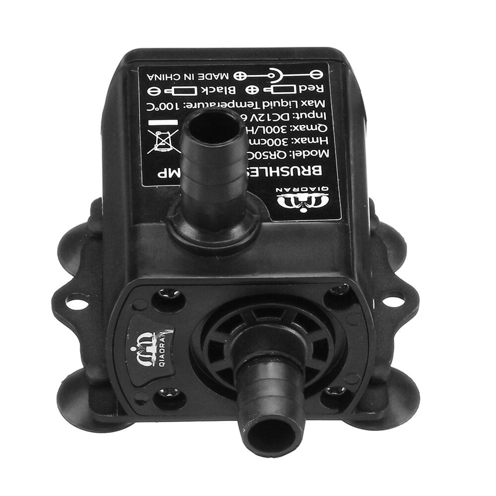 DC 5V 12V 6W Water Pump USB Female Plug Ultra-quiet Mini Brushless DC Water Pump