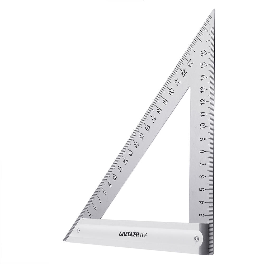 120/180mm Metric Triangle Angle Ruler Stainless Steel Woodworking Square Layout Tool