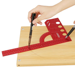 Multifunctional Woodworking Scriber with High Precision Scale, Ergonomic Handle, and Durable Aluminum Alloy Construction
