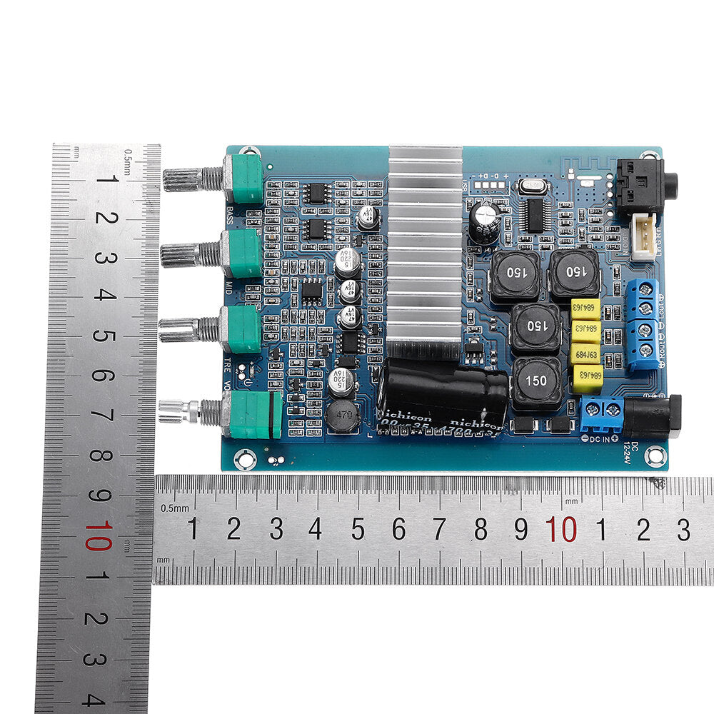 TPA3116D2 Bluetooth 5.0 High Power 2.0 Digital Professional with Tuning Home Power Amplifier Board DC 12-24V