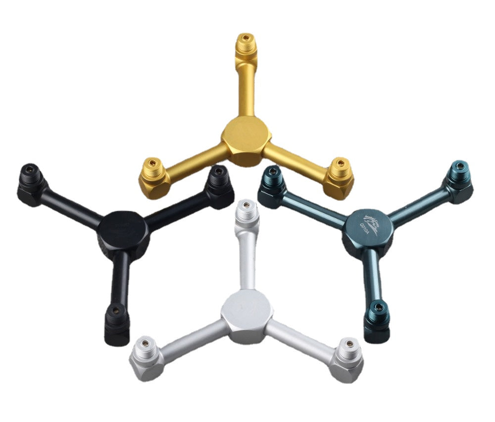 Gas Adapter 1 Gas Tank Cylinder to 2 Gas Stove Lamp Lantern Outdoor Camping Cooker Tourism Burners